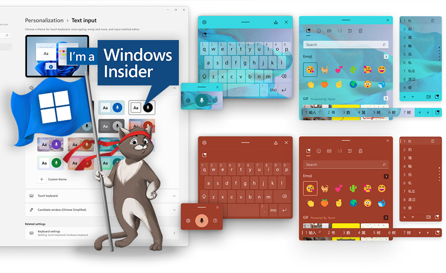 Nowe możliwości personalizacji pisania w Windows 11 (build 22504 w Dev Channel)