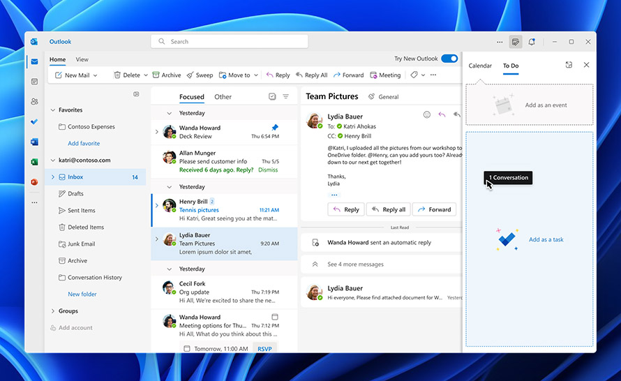 Nowy Outlook na Windows już publicznie dostępny dla Office Insiderów. Co nowego?