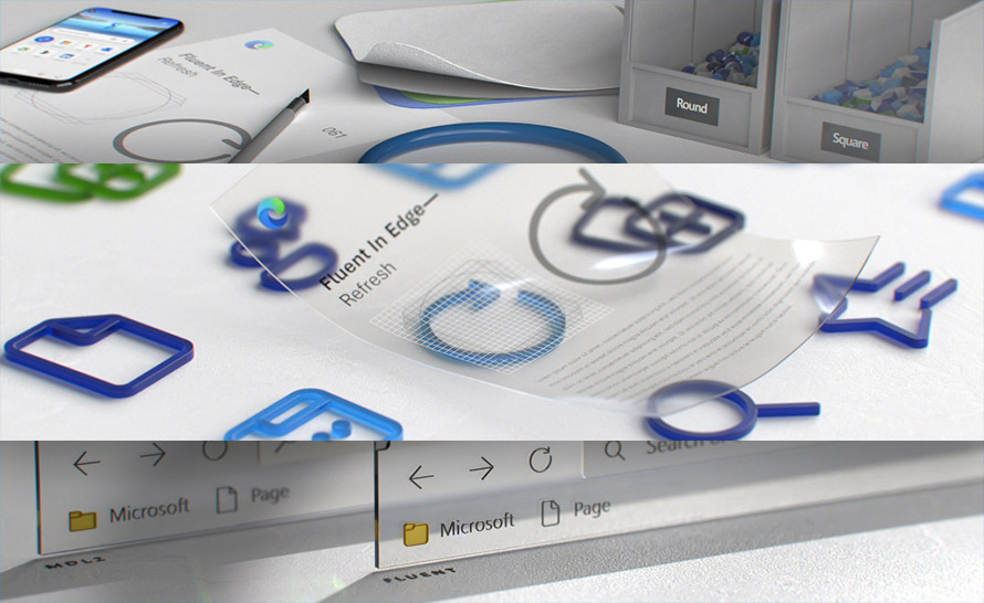 Nowa ikonografia Microsoft Edge w stylu Fluent Design. Szykują się kolejne zmiany