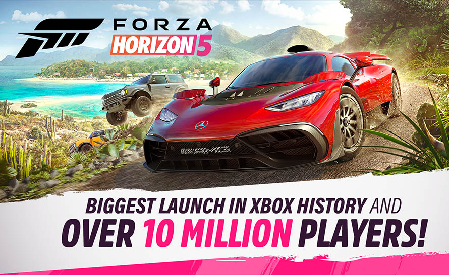 Największa premiera w historii Xboksa! Forza Horizon 5 przyciągnęła rekordowe 10 milionów graczy w tygodniu premiery