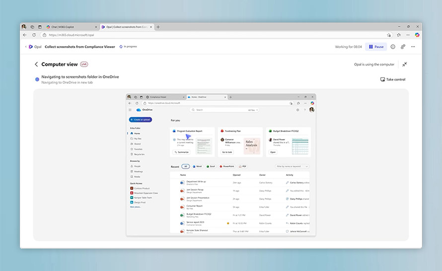 Project Opal w Microsoft 365 Copilot. Tak działa automatyzacja zadań z AI