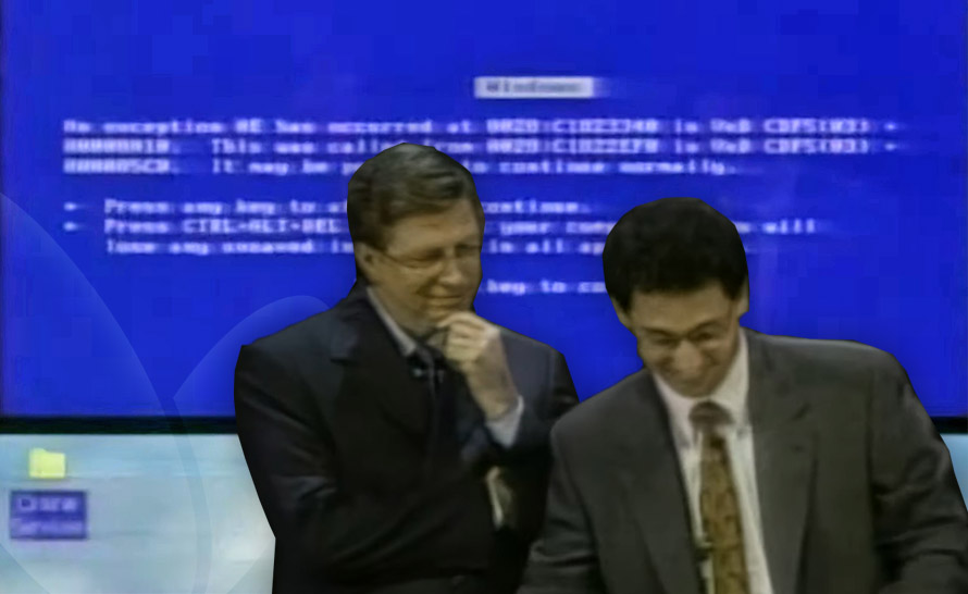 Niesławny incydent z BSOD w Windows 98 miał miejsce 25 lat temu