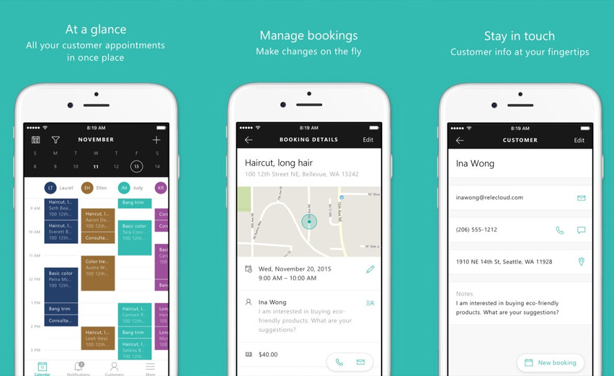 Microsoft Bookings na Androida i iOS zostanie wyłączony