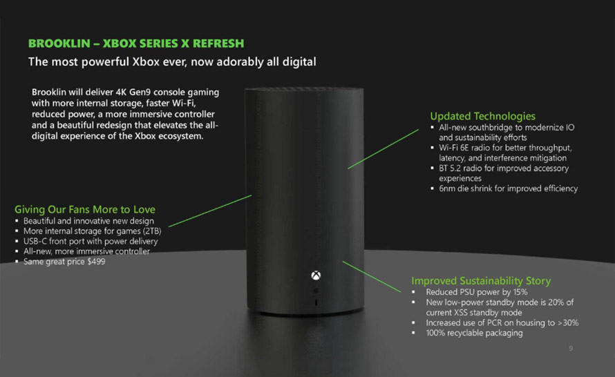 Xbox Series X "All Digital" i nowy kontroler na wyciekłych materiałach
