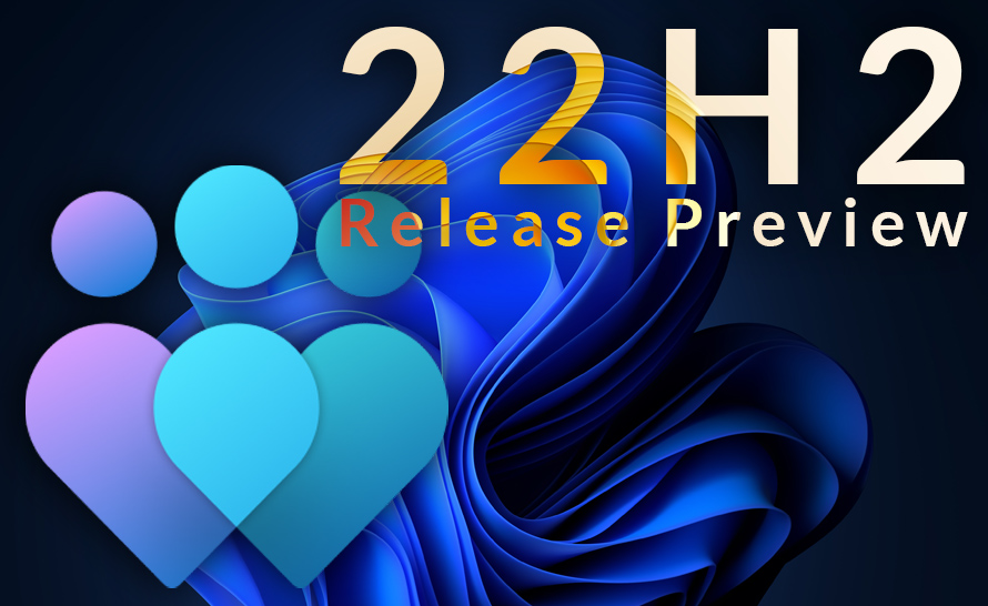 Windows 11 22H2 z kompilacją 22621.754 w Release Preview