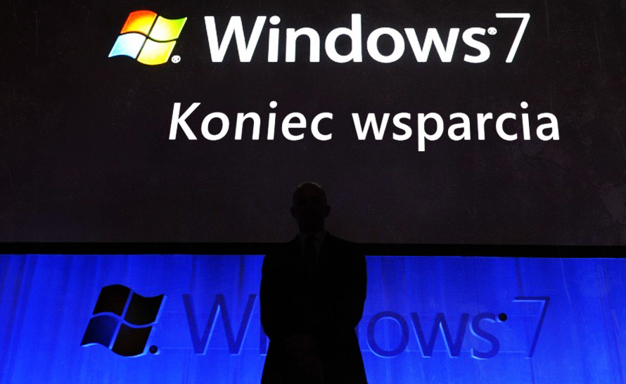 Czarny ekran zamiast tapety pulpitu zaskoczył użytkowników Windows 7