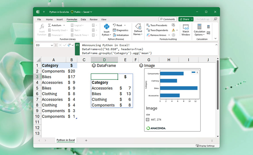 Python w Excelu - integracja już w Microsoft 365 Insider