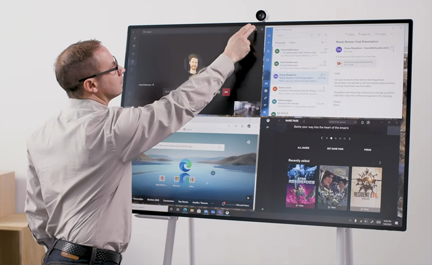 Nowe wideo o innowacjach w Surface Hub 2S i Surface Duo