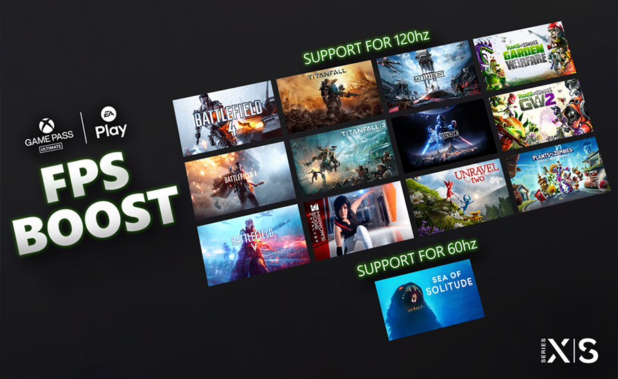 FPS Boost objął kilkanaście gier EA Play na Xbox Series X/S