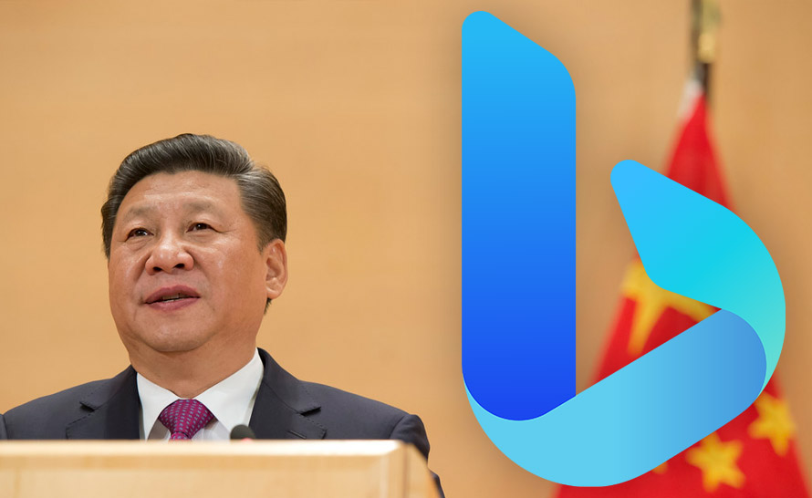 Bing cenzuruje niewygodne dla Chin sugestie wyszukiwania
