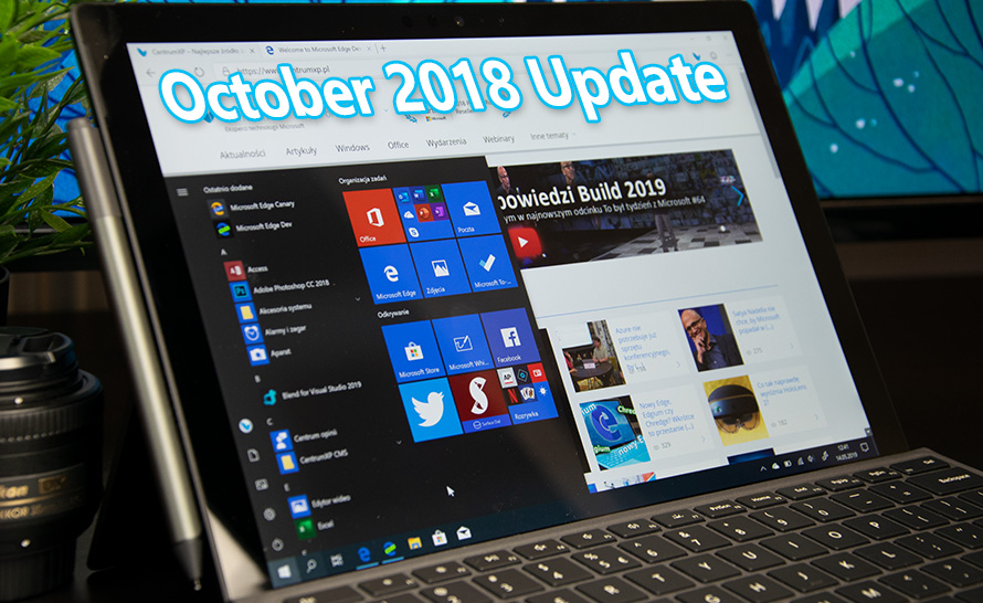 October 2018 Update z garścią poprawek wersji 17763.652