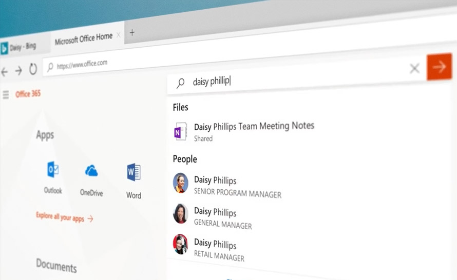 Microsoft Search połączył Bing z Office 365