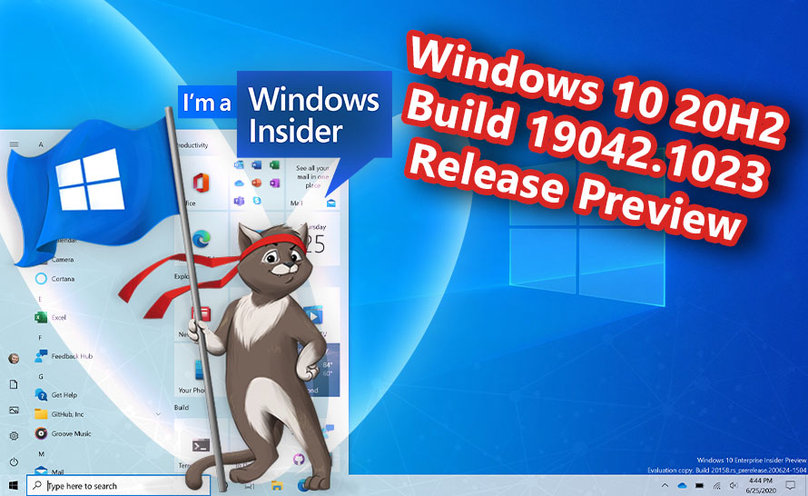 Windows 10 20H2 z poprawkami w Release Preview Channel (build 19042.1023)
