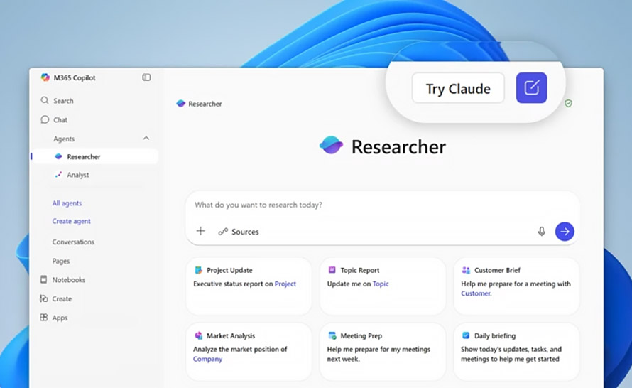 Większy wybór modeli w Microsoft 365 Copilot. Dołącza Anthropic Claude