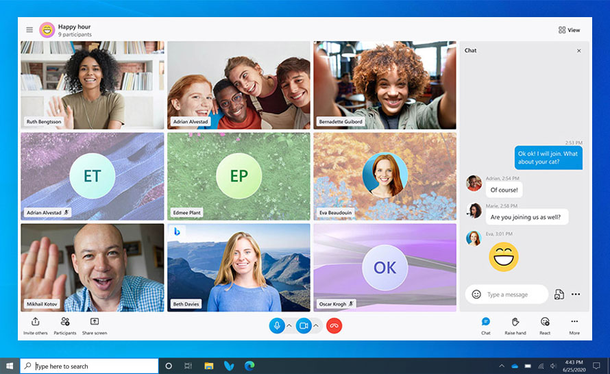 Skype z odmienionym ekranem połączeń w wersji 8.78