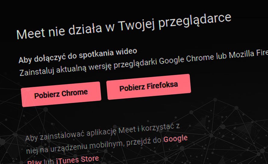 Chromium Chromium nierówne. Google Meet nie działa z nowym Edge