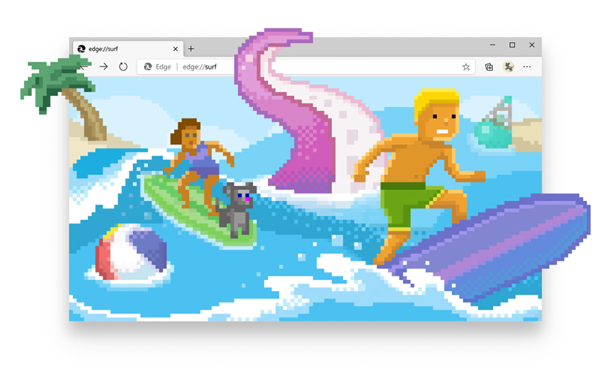 Surf Game dostępna dla wszystkich w Microsoft Edge. Jak zagrać?