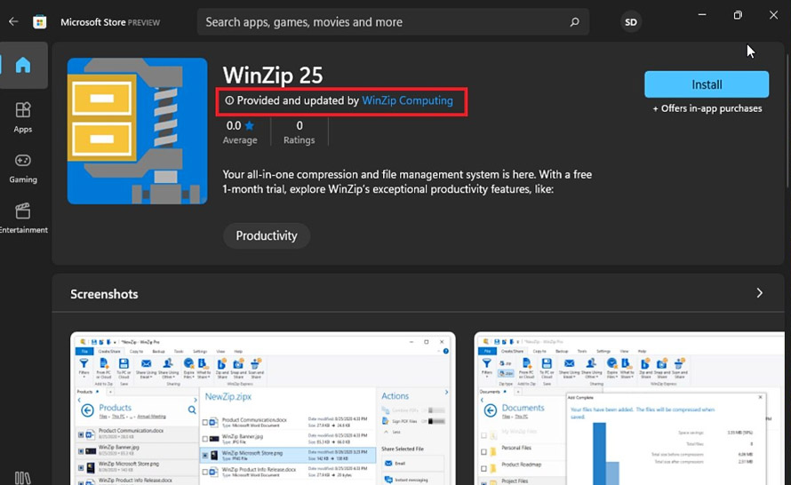 Aplikacje Win32 nie mogą być aktualizowane przez Microsoft Store w Windows 11