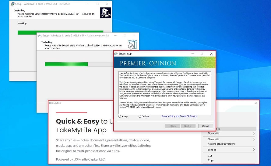 Uwaga na fałszywe instalatory Windows 11