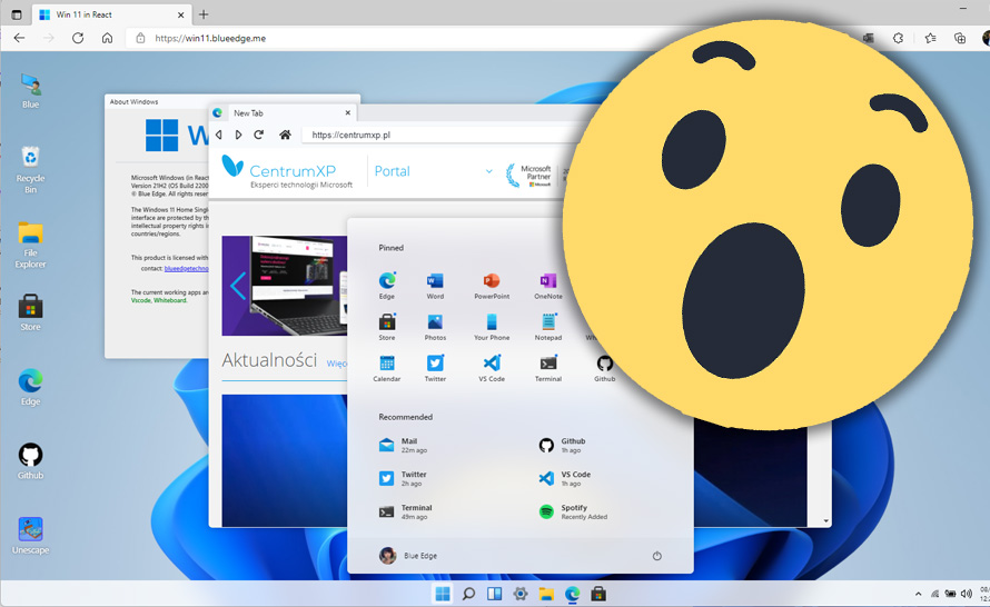 Windows 11 w przeglądarce i za darmo?