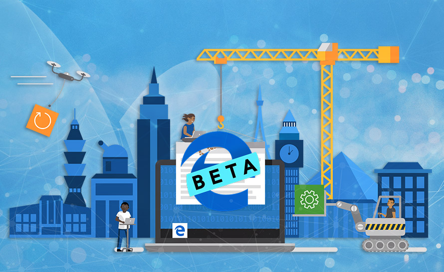 Microsoft Edge Beta otrzymał pierwszą aktualizację
