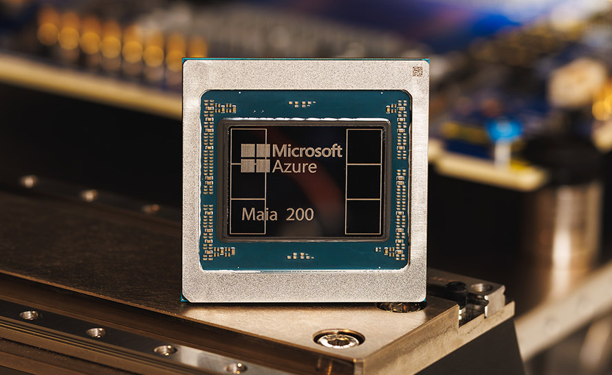 Microsoft wprowadza autorski akcelerator AI. Maia 200 kosi konkurencję