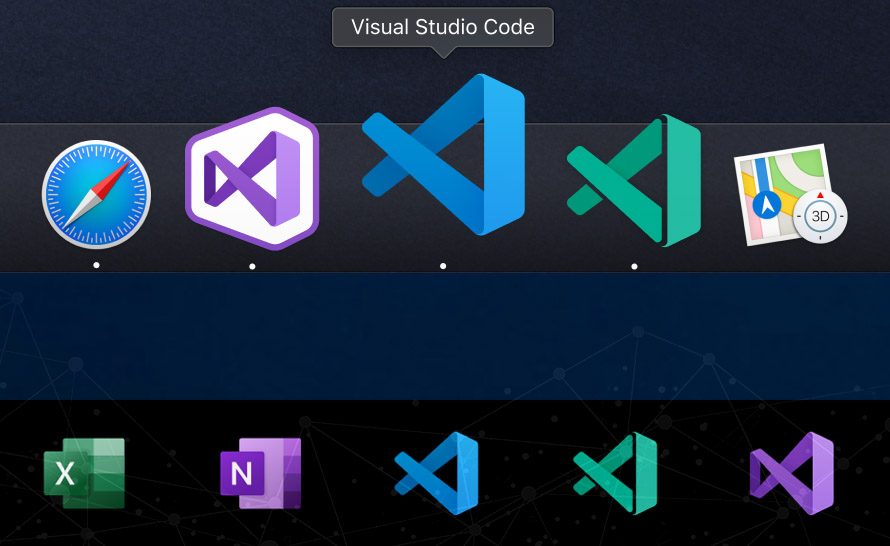 Visual Studio Code z nowymi ikonami dla Windows, macOS i Linuksa