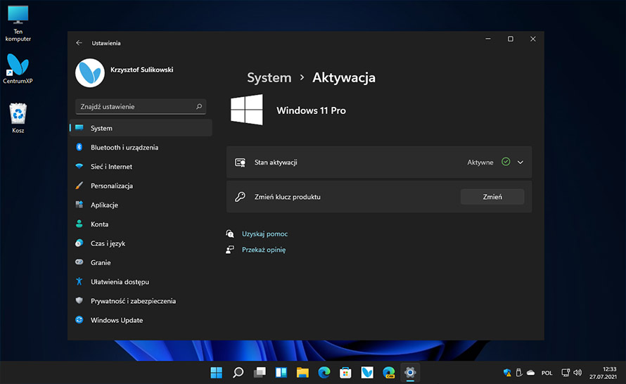 Czy potrzebny jest klucz produktu, by aktualizować Windows 10 do Windows 11?