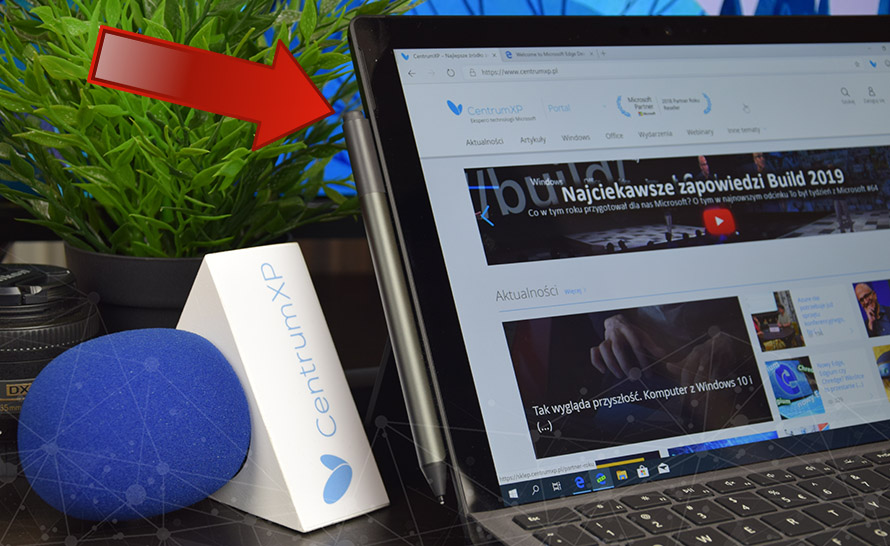 Wielofunkcyjne pióro? Surface Pen z wbudowanym TrackPointem