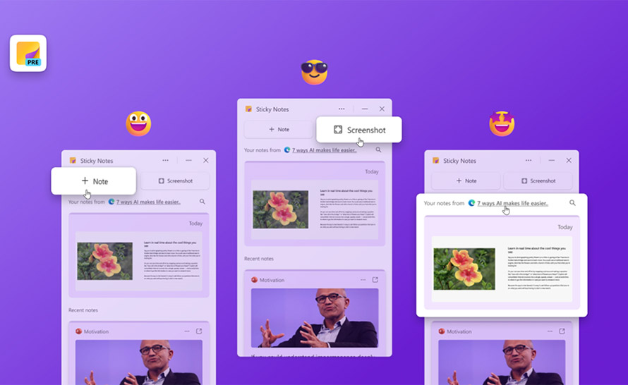 Nowe doświadczenie Sticky Notes na Windows już ogólnodostępne