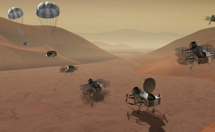 NASA wyśle drona na Tytana, księżyc Saturna. Będzie lecieć 8 lat