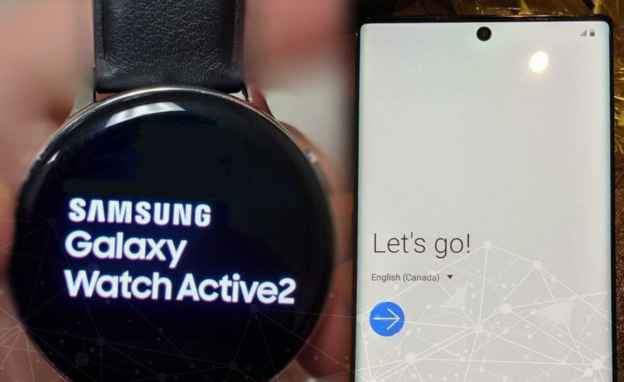 Wyciekły zdjęcia Samsung Galaxy Note10+ i Galaxy Watch Active2