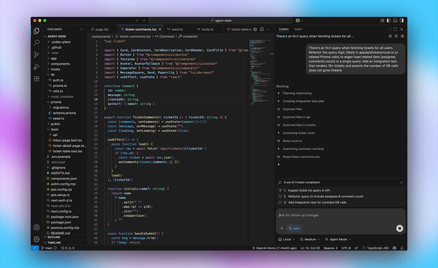 OpenAI Codex dostępny jako rozszerzenie dla VS Code