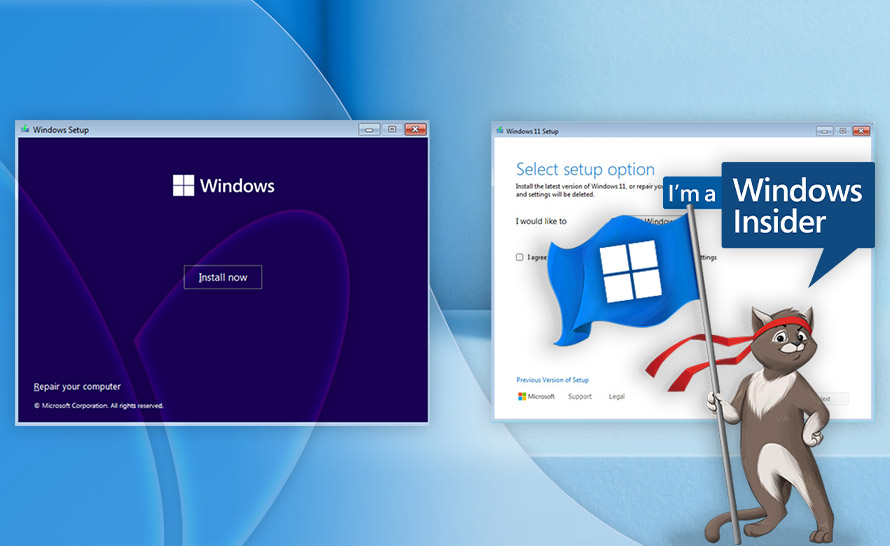 Nowy wygląd instalatora Windows 11 (build 26040 w Canary Channel)