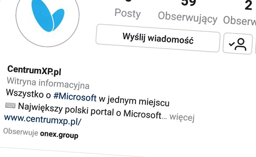 Obserwuj CentrumXP na Instagramie!