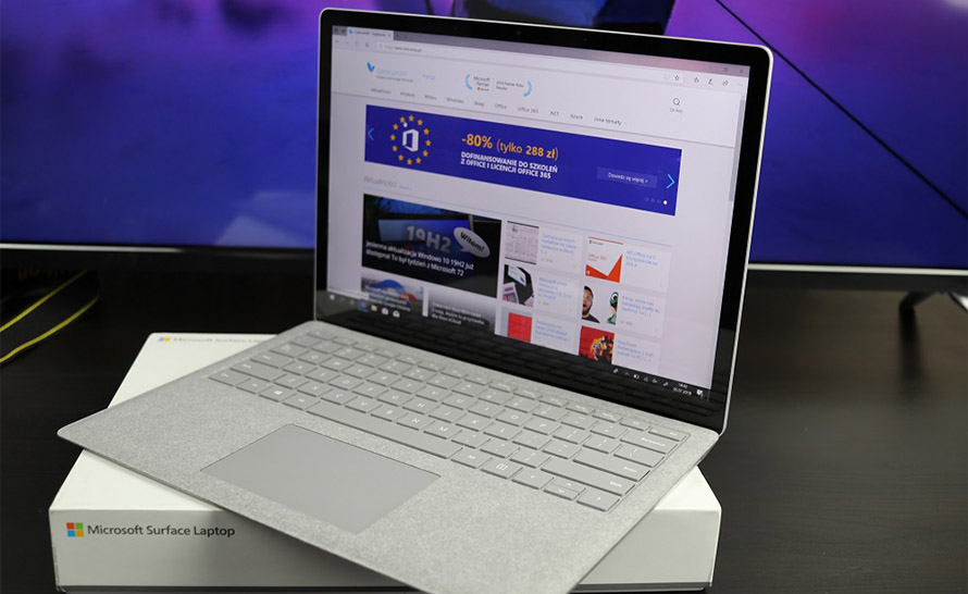 Sierpniowa aktualizacja firmware'u i sterowników Surface Laptop 2 i 3