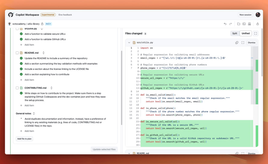 GitHub Copilot Workspace dostępny w wersji zapoznawczej