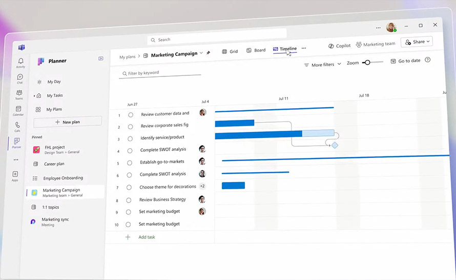 Planner w Teams - podsumowanie nowości z lipca