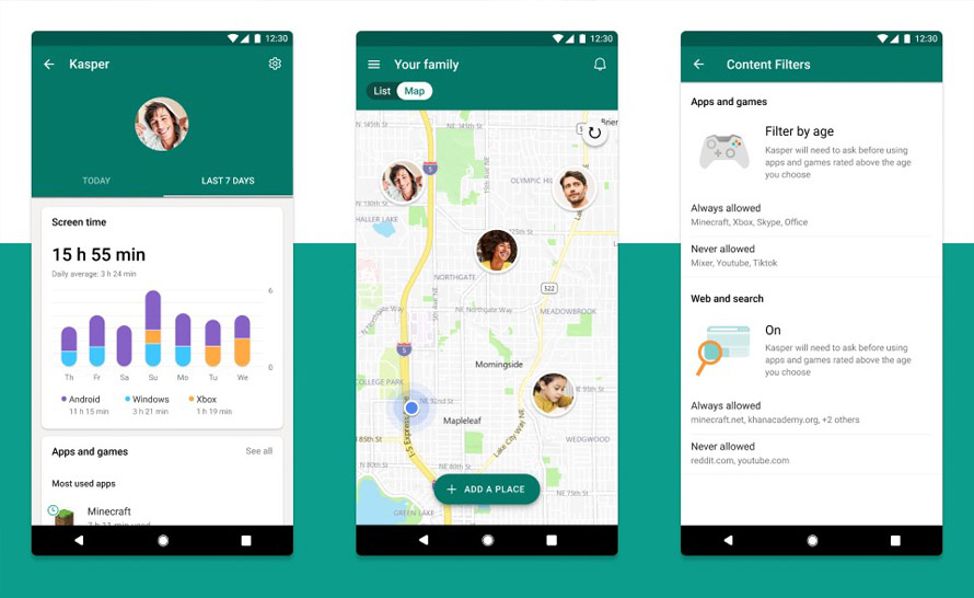 Bezpieczna jazda i alerty lokalizacyjne w Microsoft Family Safety na Androida