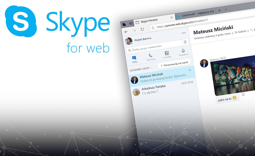 Nowości w Skype dla przeglądarek