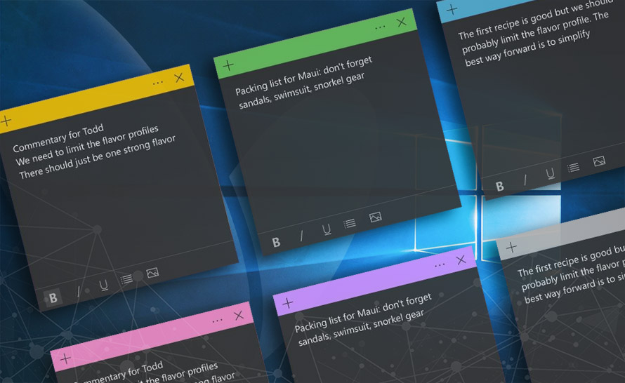 Microsoft rozwiązał największy problem ze Sticky Notes 3.1. Aktualizacja dostępna dla wszystkich z April 2018 Update