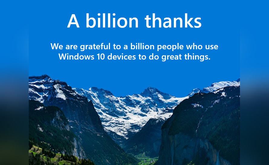 Windows 10 ma już miliard użytkowników. Informacja pojawiła się na stronie Microsoftu