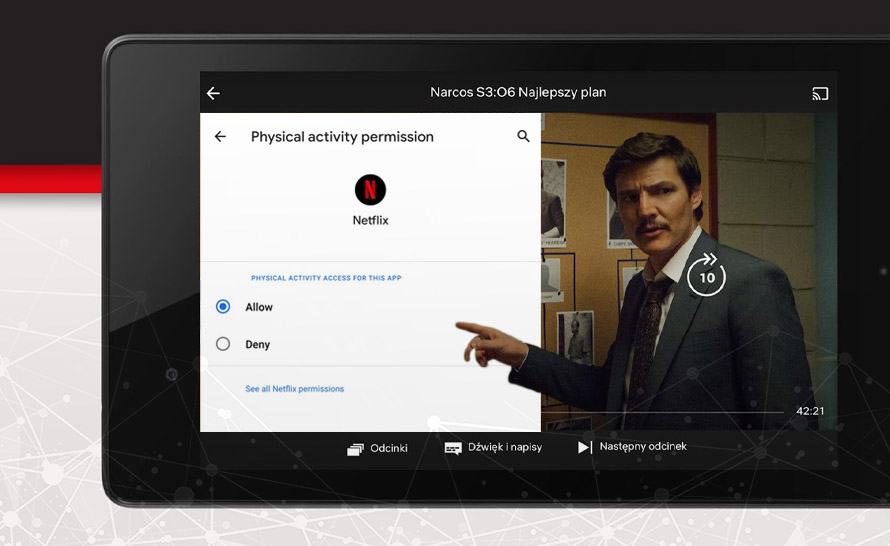 Netflix chce dostępu do danych o aktywności fizycznej na telefonie. Powód jest zastanawiający