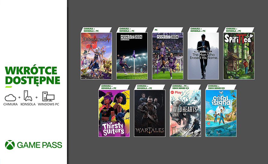 8 nowości w listopadowej aktualizacji Xbox Game Pass