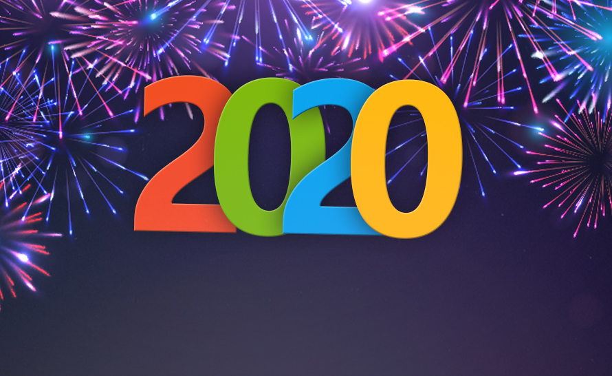 Szczęśliwej nowej dekady! Witamy 2020!