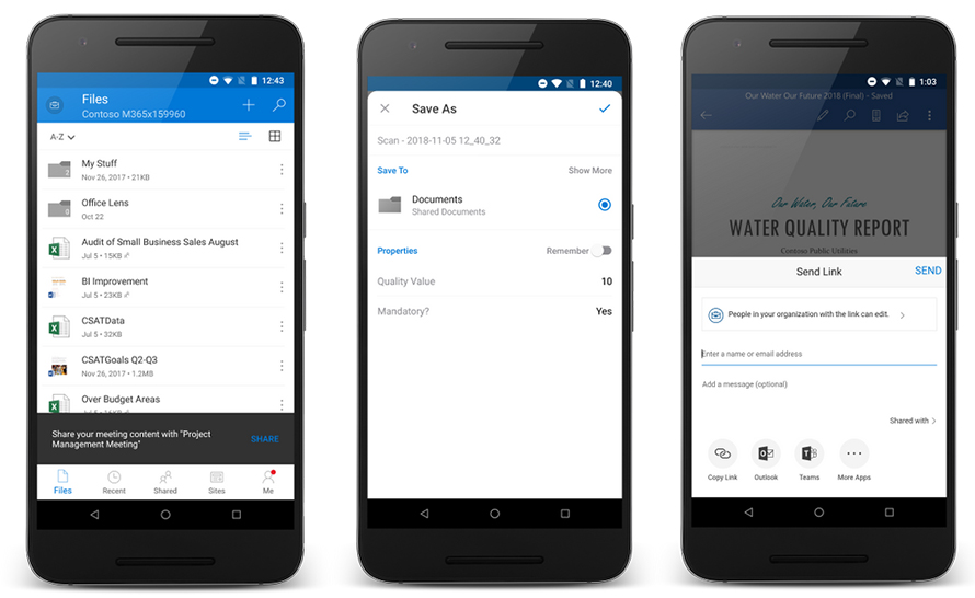 Nowości w OneDrive na Androidzie i iOS