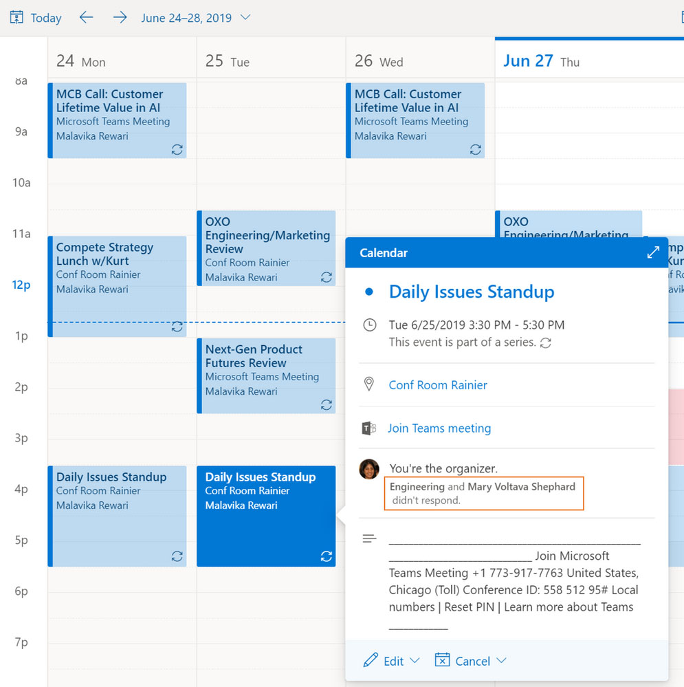 Outlook w przeglądarce - aktualizacja 2019