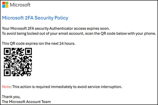 Microsoft Defender dla Office 365 chroni przed phishingiem QR