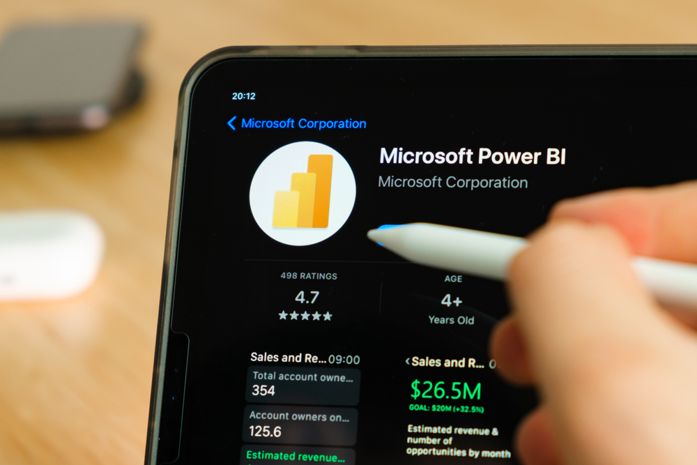 Power BI jako aplikacja na smartfonie