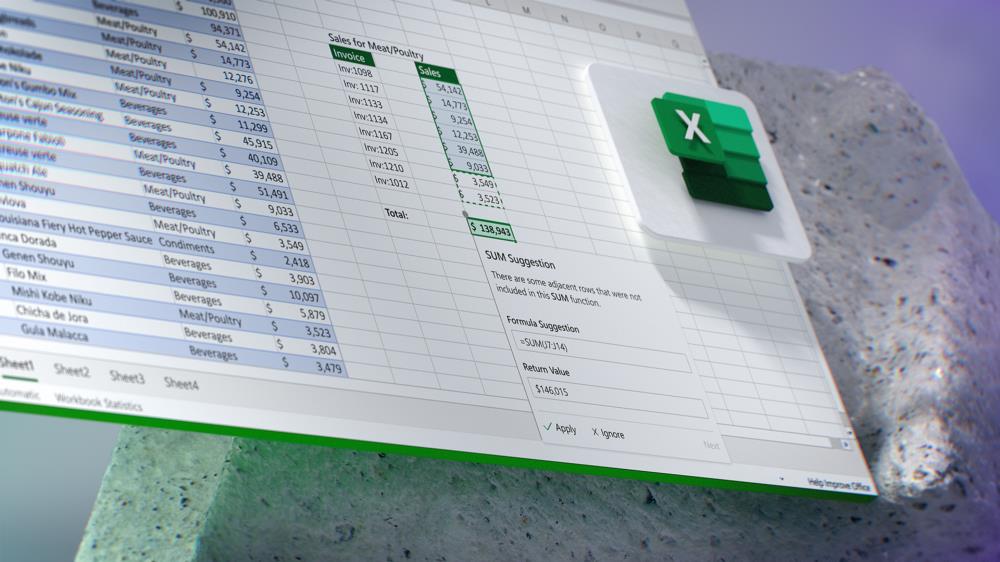 Nowości w Office i Microsoft 365 - sugestia formuły w Excel